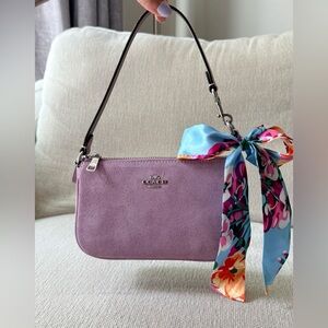 NWT Coach Purple/Violet Suede Nolita 19